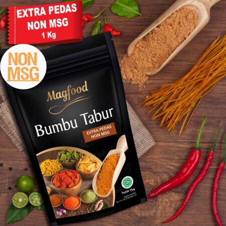 MAGFOOD SPEEDING POWDER EXTRA SPICY NON MSG PACKAGING 1 KG
