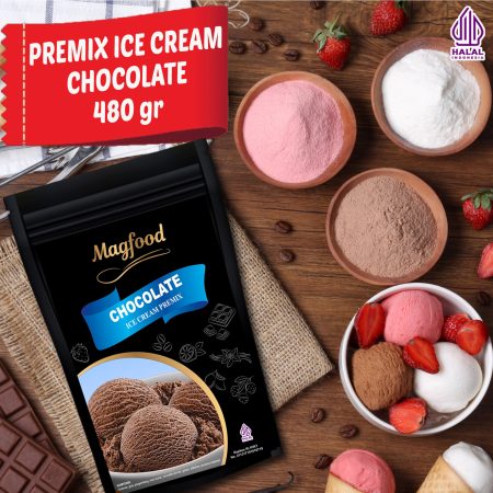 MAGFOOD PREMIX ICE CREAM CHOCOLATE 480 GRAM