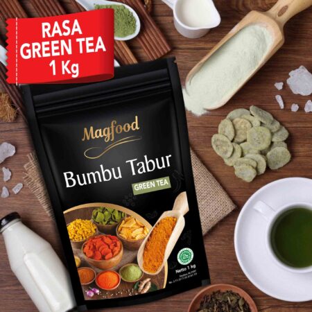 MAGFOOD SEASONING POWDER GREEN TEA PACKING 1 KG