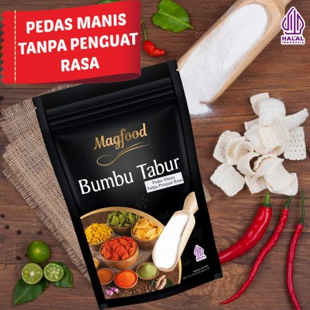 MAGFOOD BUMBU TABUR RASA PEDAS MANIS TANPA PENGUAT RASA - KEMASAN 1 KG