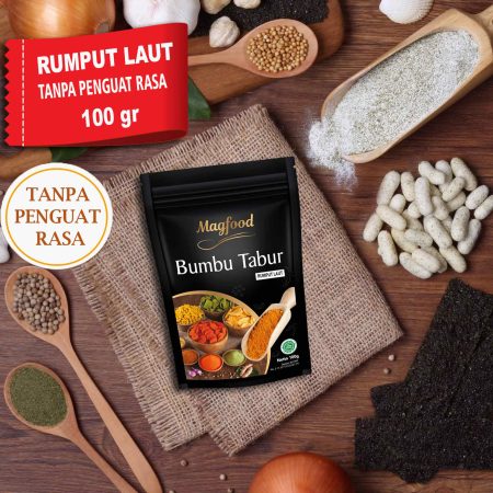 MAGFOOD BUMBU TABUR RASA RUMPUT LAUT TANPA PENGUAT RASA 100 GRAM
