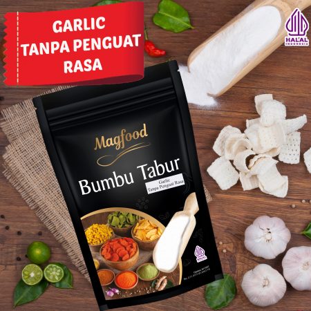 MAGFOOD BUMBU TABUR RASA GARLIC TANPA PENGUAT RASA 100 GRAM
